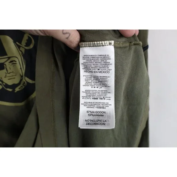 Nike Mens XL Salute To Service Las Vegas Raiders Football Long Sleeve T-Shirt - Picture 9 of 14